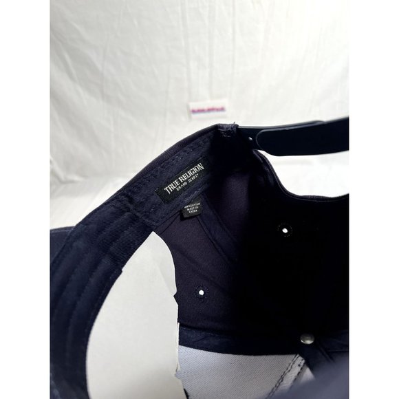 True Religion Buddha Hat Mens One Size Adjustable Blue - Picture 6 of 7